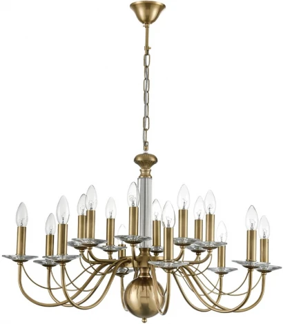 Подвесная люстра Lumion Incanto 8033/16 медь, металл/стекло Е14 16*40W 220V