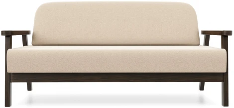 Диван Arsko прямой Флори М венге велюр бежевый