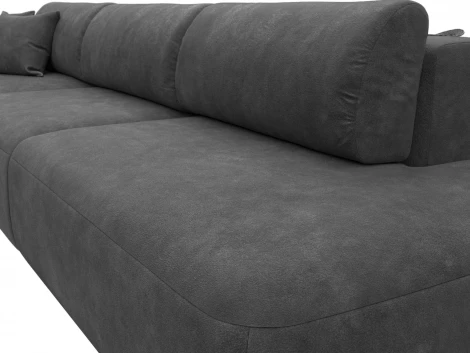 Диван угловой Лига-036 НПБ Модерн Лонг левый угол Лига Диванов (Велюр) арт.127745L