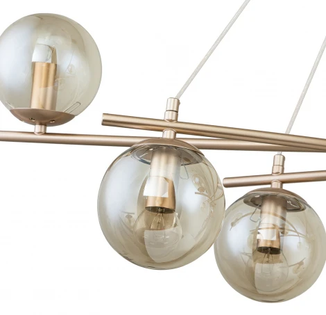 Подвесной светильник Balance 1119/8S E14*40W Gold (220V, на проводе, шарики)