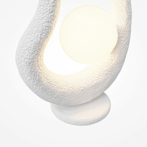 Настольная лампа Maytoni Opus MOD380TL-01W (220V, выключатель, шар)