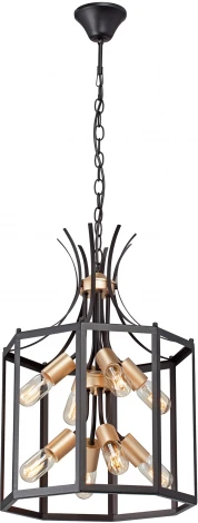 Подвесная люстра Vitaluce V3926-1/8, 8xE27 макс. 40Вт V3926-1/8 (220V, на цепи, круглые)