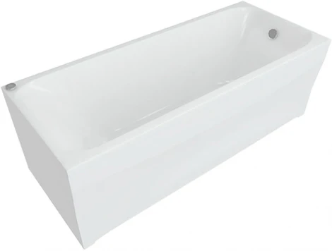 Акриловая ванна Акватек Альфа 140 см, слив справа