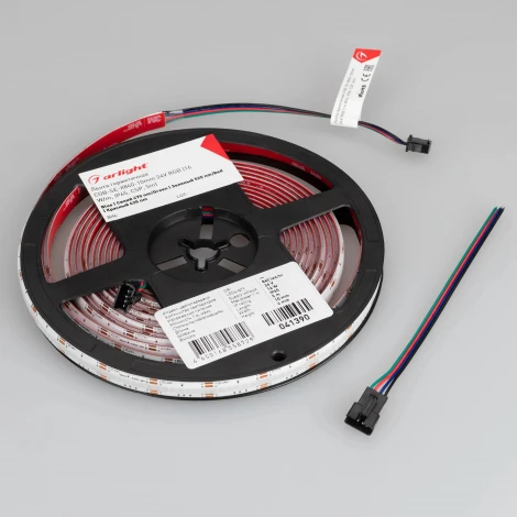 Светодиодная лента герметичная COB-SE-X840-10mm 24V RGB (16 W/m, IP65, CSP, 5m) (Arlight, -) 041390