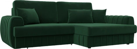 Диван угловой Лига-057 НПБ угол правый Лига Диванов (Велюр) арт.129270