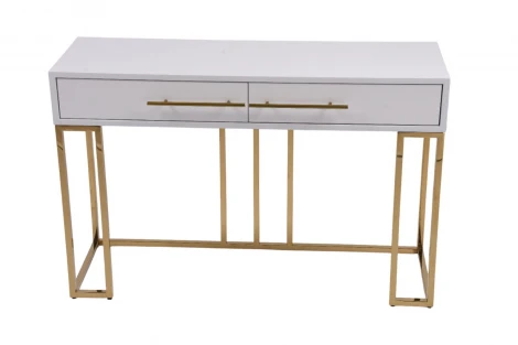 Стол-консоль IST-CASA Альма МС9005-120W, 120х40х78 см, белый глянцевый