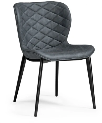 Стул Woodville на металлокаркасе Катабучи ткань kiprus 12 / черный глянец 528501