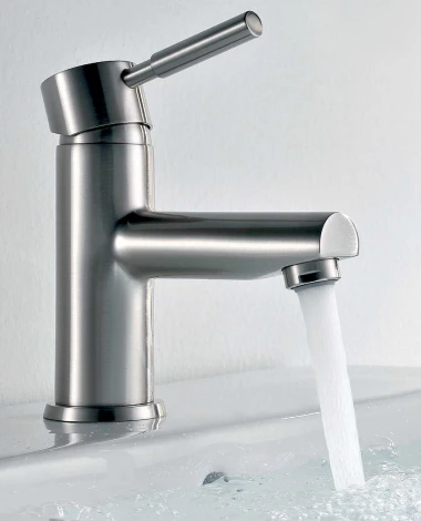 Смеситель Wasserkraft Wern 4203 для раковины, матовый хром