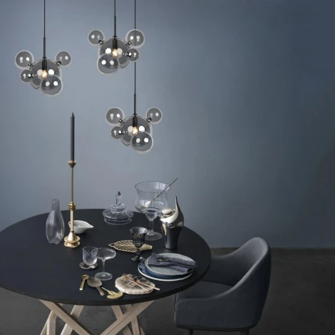 Подвесной светильник Loft It Bolle 2029-P4 mini (220V, на проводе, шар, молекулы)