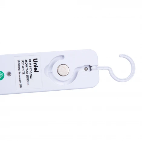 Светильник светодиодный для мебели с датчиком движения, питание 3АА (не в/к) Uniel ULM-F47-0,9W/4500K/3AA SENSOR IP20 WHITE