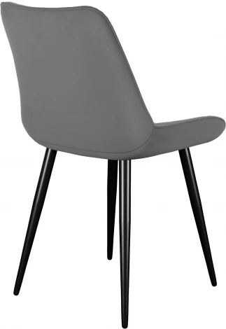 Стул 206М B22 GREY, ножки черные Dikline 00-00062235