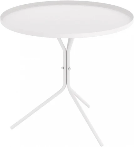 Столик кофейный Sheffilton SHT-CT11-2 белый муар