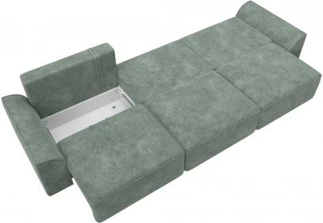 Диван прямой Лига-048 НПБ Лонг Лига Диванов (Велюр) арт.128246