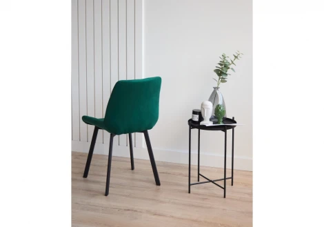 Стул на металлокаркасе Челси 360 П зеленый (zd 667) / черный np 632515