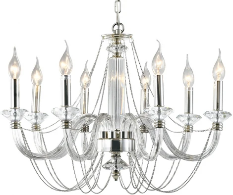 Подвесная люстра Newport 12700 12708/C (220V, на цепи, подсвечник, свеча)