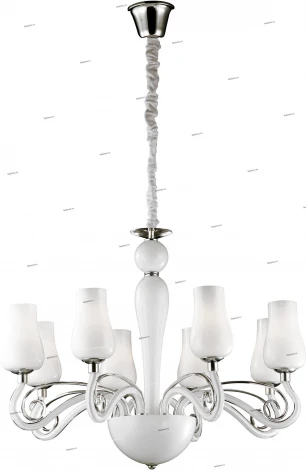 Подвесная люстра Arte Lamp Biancaneve A8110LM-8WH