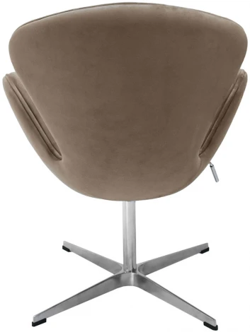 Кресло SWAN CHAIR латте, искусственная замша Bradex Home FR 0656