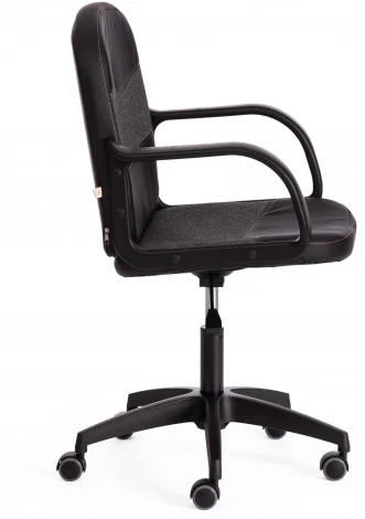 Кресло BAGGI PA кож/зам/ткань, черный/серый, 36-6/ 207 Tetchair 19509