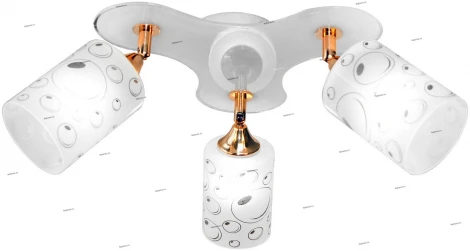 Потолочная люстра IDLamp Serafina 854/3PF-White