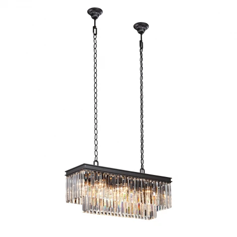 Подвесной светильник Vitaluce V5146-1/10 (220V, хрусталь, на цепи)