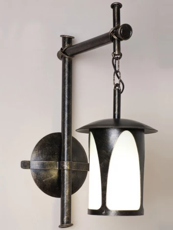 Настенный фонарь уличный Русские фонари Borneo 160-12/bg-02 (220V, ковка)