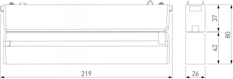 Трековый светильник магнитный Elektrostandard Flat Magnetic 10W 4000K Unity чёрный 85093/01 (LED, 48V)