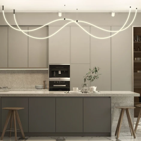 Гибкий неон Elektrostandard 336Led 12W IP20 3000K Full light круглый теплый белый, 5 м (24V 12W 336Led 2835 IP20) без крепежа