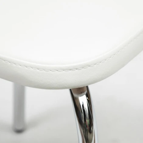 Обеденный стул Tetchair Izmir (Mod.10) (Металл,Пластик,Экокожа /Белый,Коричневый) 13316