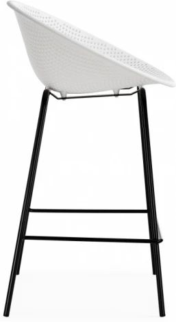 Барный стул Woodville Zeta white / black