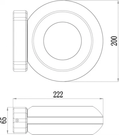 Уличный настенный светильник Deko-Light Muscae 731081 (LED, 220V, круглые, IP54)