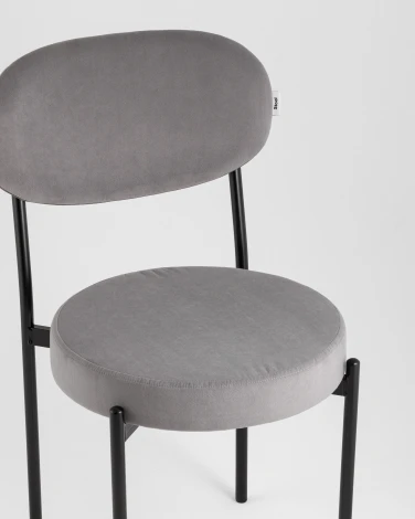 Стул Бриф Original N велюр серый Stool Group УТ000042623
