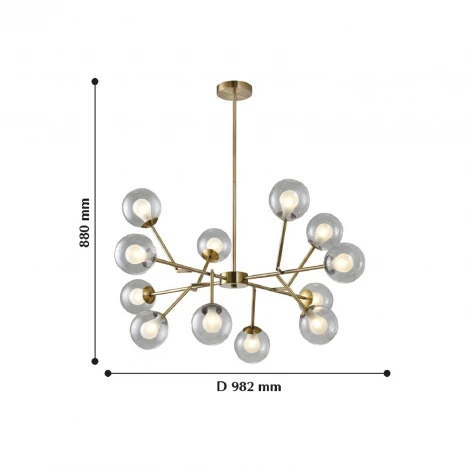 Потолочная люстра Favourite Bullae 2135-12P