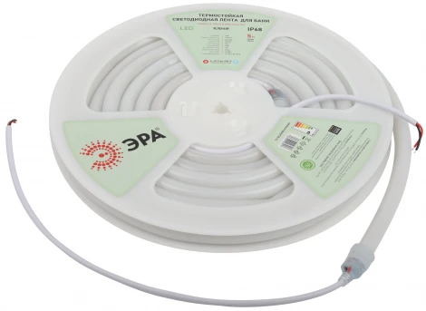 Гибкий неон термостойкий 24V 5м зеленый ЭРА LS2835-9,6-120-24-G-IP68-3 year-5m