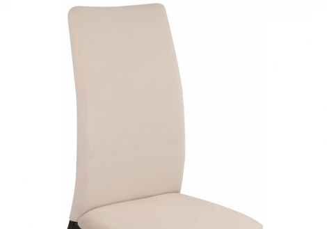 Стул Woodville на металлокаркасе Tod beige / black 15276