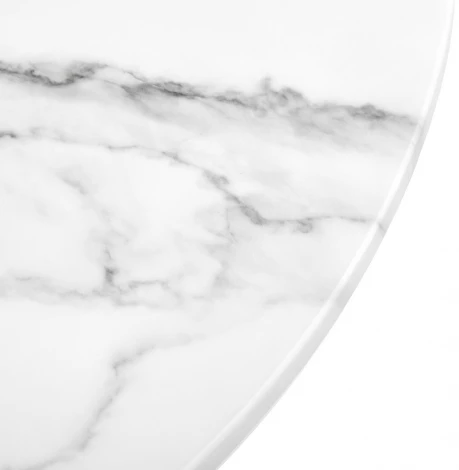 Набор кофейных столиков Tango белый мрамор с белыми ножками, 2шт Bradex Home RF 0351