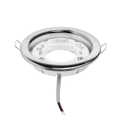 Встраиваемый светильник под лампу GX53 хром Lumin'arte LDL-GX53/01CH