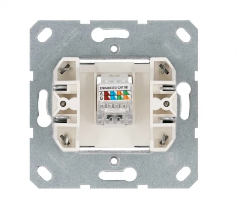 Розетка Ethernet RJ-45 (мокко) Jasmart G-Classic G6105Z