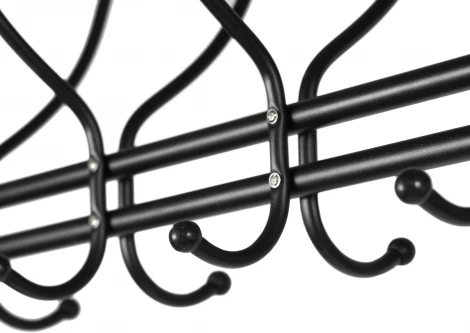 Вешалка напольная на колесах М 11 чёрный от фабрики Mebelik