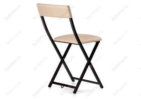 Стул Woodville на металлокаркасе Elevis ваниль крап / темный мусс 454005