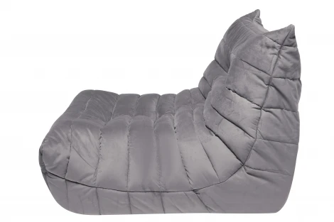 Диван Dreambag Маршмеллоу Серый 1 секция 7313200