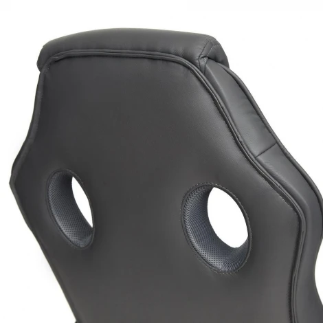 Кресло RACER GT new металлик/серый (кож/зам/ткань)