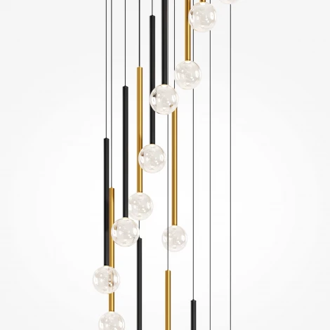 Подвесной светильник каскадный Maytoni Bubble dream MOD383PL-L40BBS3K (LED, 220V, на проводе)