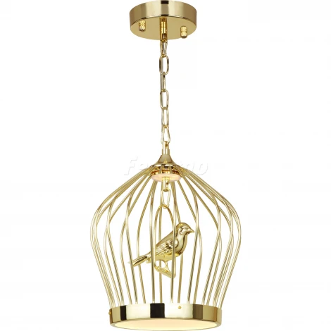 Подвесной светильник Favourite Chick 1930-2P (LED, 220V, на цепи, птички, клетка)