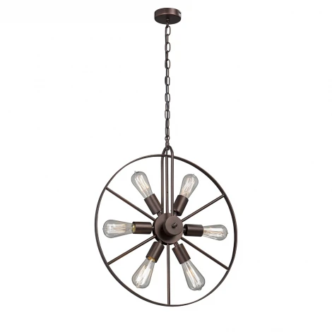 Подвесная люстра Vitaluce V4475-8/6 (220V, на цепи, круглые, кольцо)