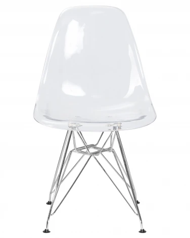 Стул обеденный DSR CASPER (ножки хром, цвет прозрачный)