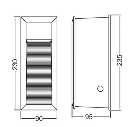 Встраиваемый светильник уличный Oasis Light 91492 W (220V, IP44)