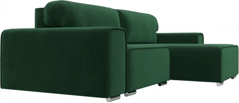 Диван угловой Лига-029 правый угол (Зеленый/Велюр) Лига Диванов арт.121926