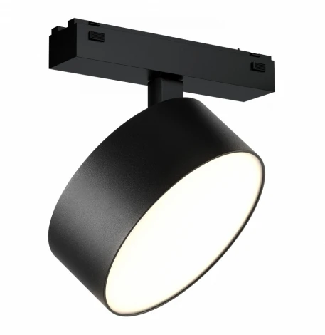 Трековый светильник магнитный 48V iLedex Vision48/25 4825-047-D140-20W-110DG-3000K-BK (круглые)