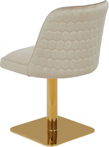 Стул обеденный IST-CASA Лоренсо вращающийся DC-3988, бежевый