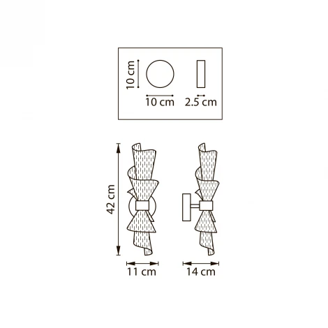 Настенный светильник светодиодный Lightstar Acrile 737672